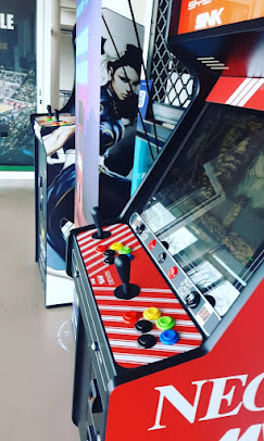 Détail d'une borne arcade