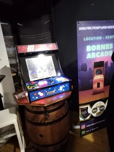 Bartop installé sur un tonneau lors d’un événement